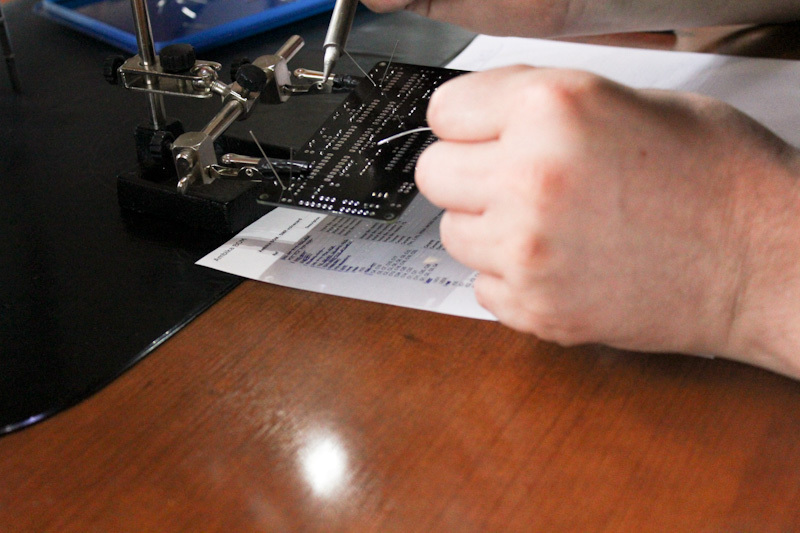 Ambika voice card soldering