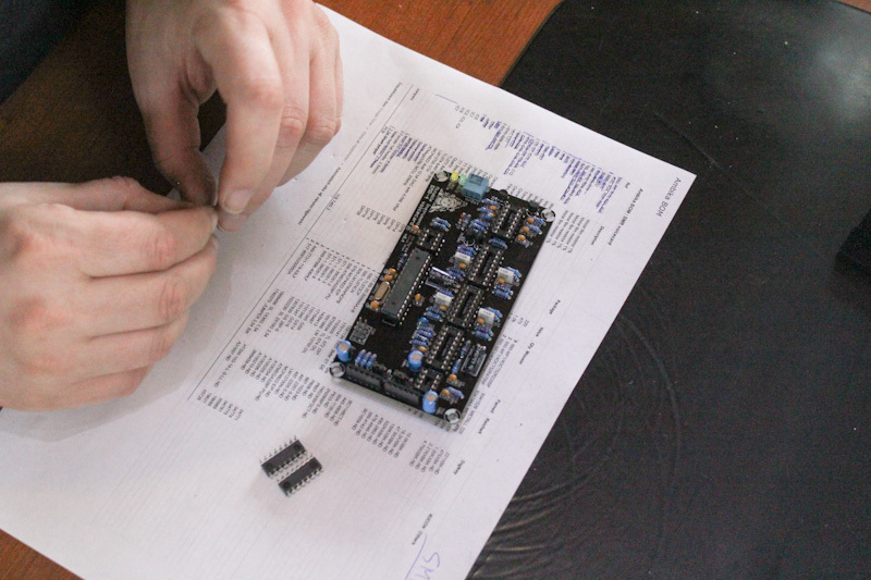ambika voice card soldering