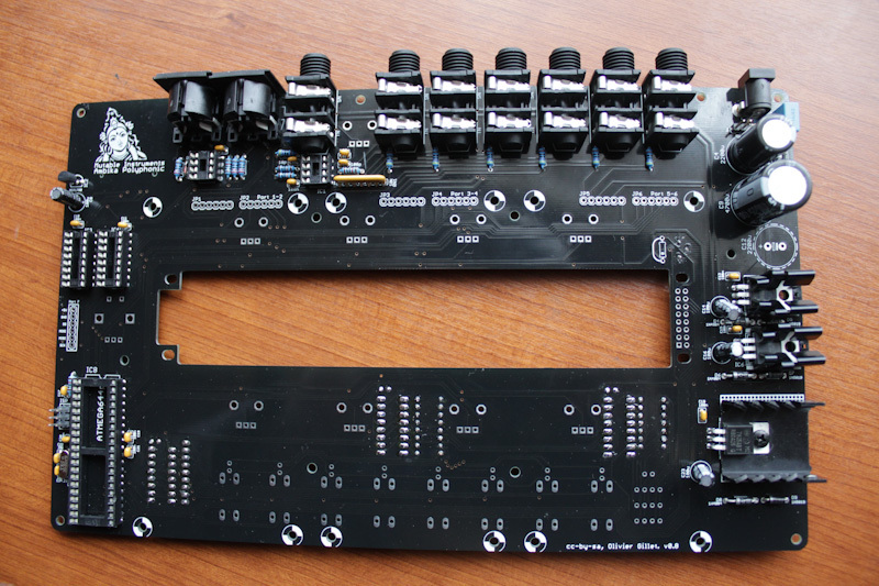 ambika synth motherboard soldering PSU