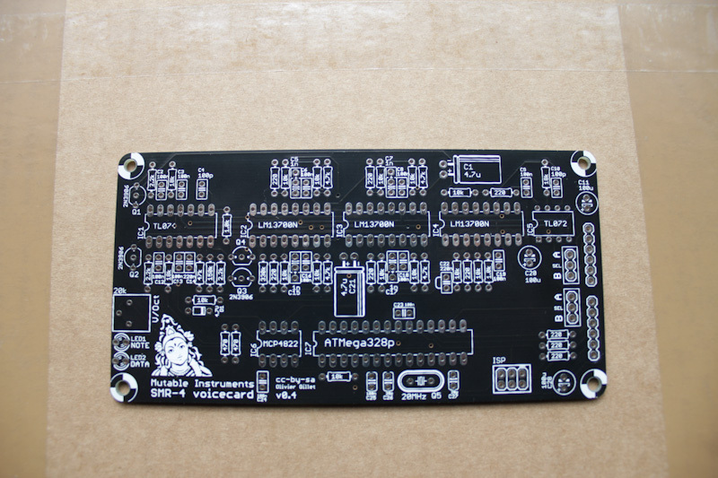 ambika synth pcb voice card