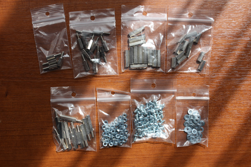 parts standoffs nuts bolts